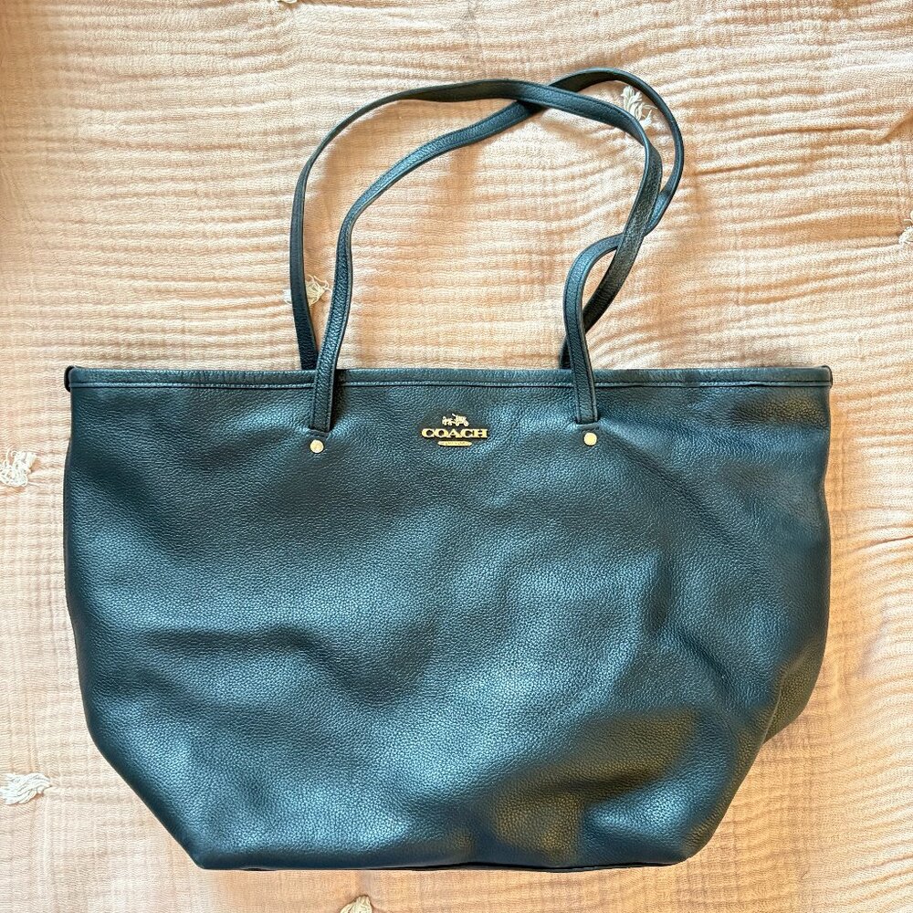Coach Leather Tote
